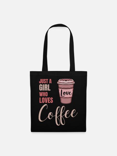 Funny_Coffee_Lover_Gift_for_Barista_and_Coffee_ - Stoffbeutel - Schwarz