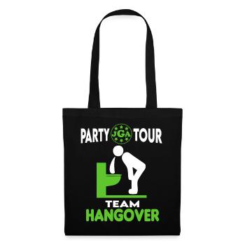 Junggesellenabschied Team Hangover Hochzeit Ringe - Stoffbeutel - Schwarz - Vorne