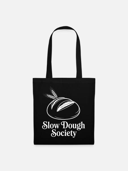 Slow Dough Society Brotlogo - Stoffbeutel - Schwarz