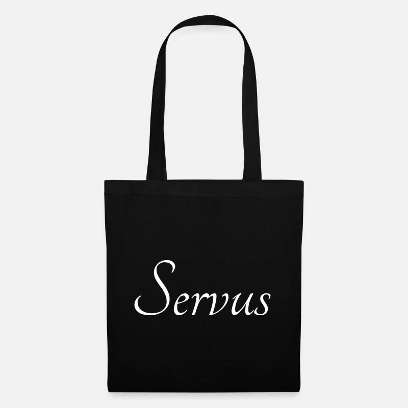 servus Servus - Stoffbeutel - Schwarz