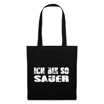 Ich bin so sauer - Stoffbeutel - Schwarz - Vorne
