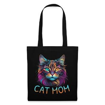 Cat Mom - Tote Bag - black - Front