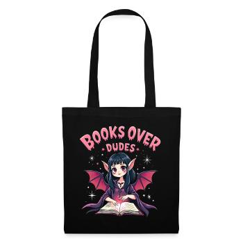 Woman Loves to Read Halloween Books - Tote Bag - black - Front