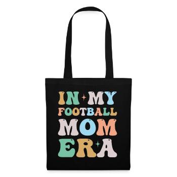 In meiner Fußball-Mom-Ära Groovy Retro - Stoffbeutel - Schwarz - Vorne