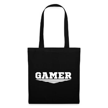 Gamer - Stoffbeutel - Schwarz - Vorne