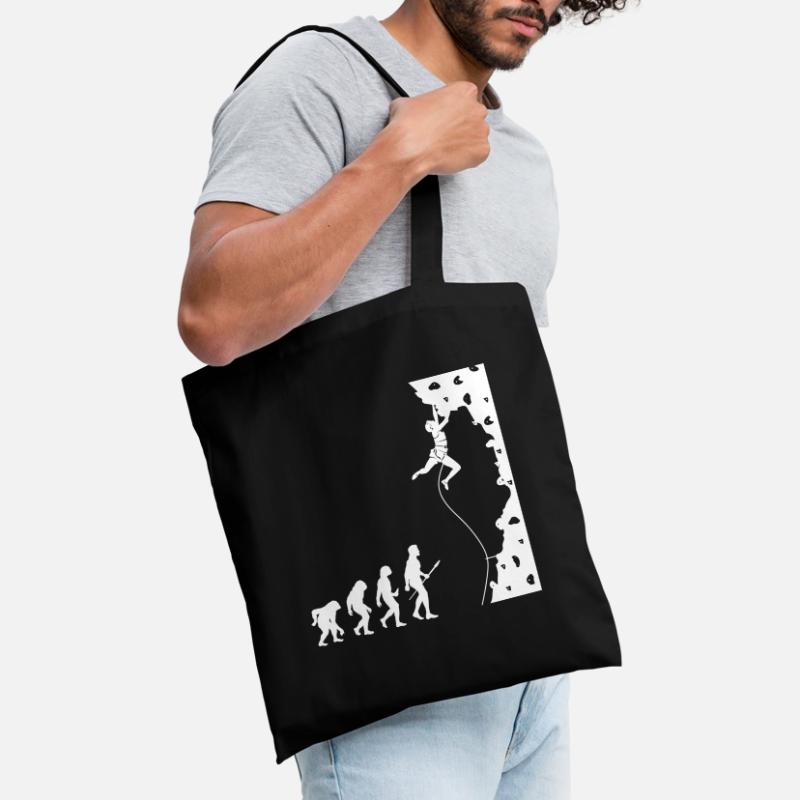 Kletterer Evolution Bouldering Climber Stoffbeutel