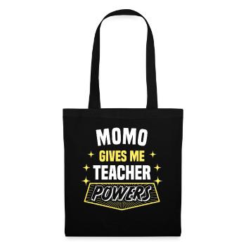 Momo me donne des pouvoirs de professeur drôle - Sac en tissu - noir - Devant