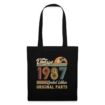 Vintage 1987 édition limitée pièces d’origine - Sac en tissu - noir - Devant