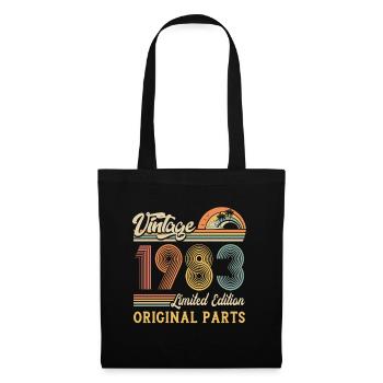 Vintage 1983 édition limitée pièces d’origine - Sac en tissu - noir - Devant