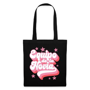 Equipo dela Novia Team Bride Wedding Bridesmaid - Tote Bag - black - Front