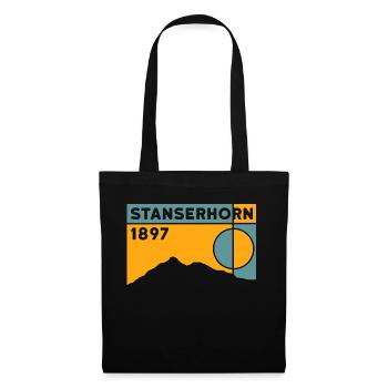 Stanserhorn 1897 Stans Hiking Hike Souvenir - Tote Bag - black - Front