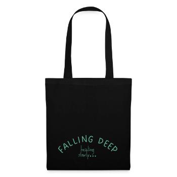 Falling deep - Stoffbeutel - Schwarz - Vorne