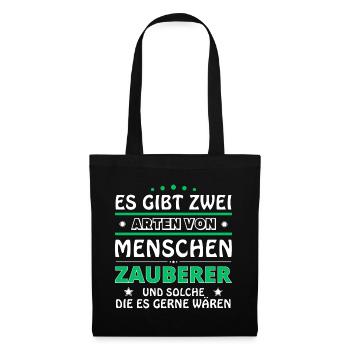 Wizard Gift - Two Types of... Design - Tote Bag - black - Front