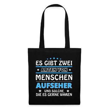 Overseer Gift - Two Types of... Design - Tote Bag - black - Front