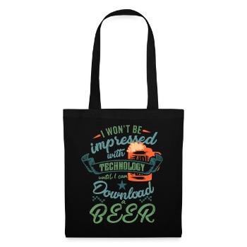 Funny beer men beer festival barbecue party gift - Tote Bag - black - Front