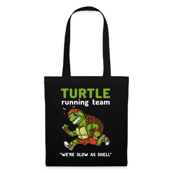 Tortue Running Team Cardio Entraînement - Sac en tissu - noir - Devant