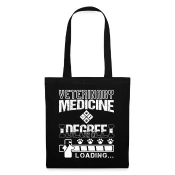 Veterinary Medicine Degree Loading - Sac en tissu - noir - Devant