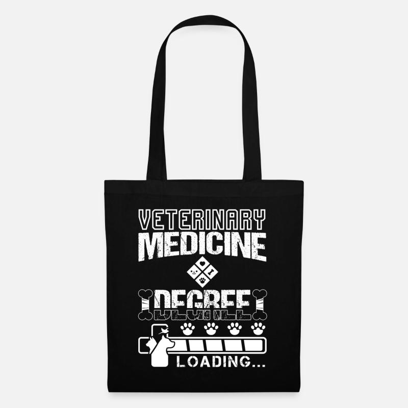 Veterinary Medicine Degree Loading - Sac en tissu - noir