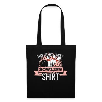 This is my lucky bowling shirt - Tote Bag - black - Front