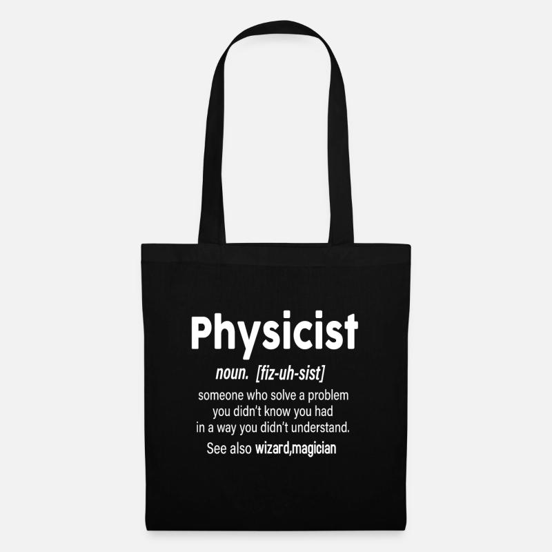 Physicist definition - Stoffbeutel - Schwarz