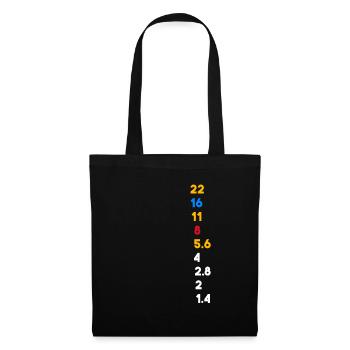 La photographie | Photographes | photographe - Sac en tissu - noir - Devant