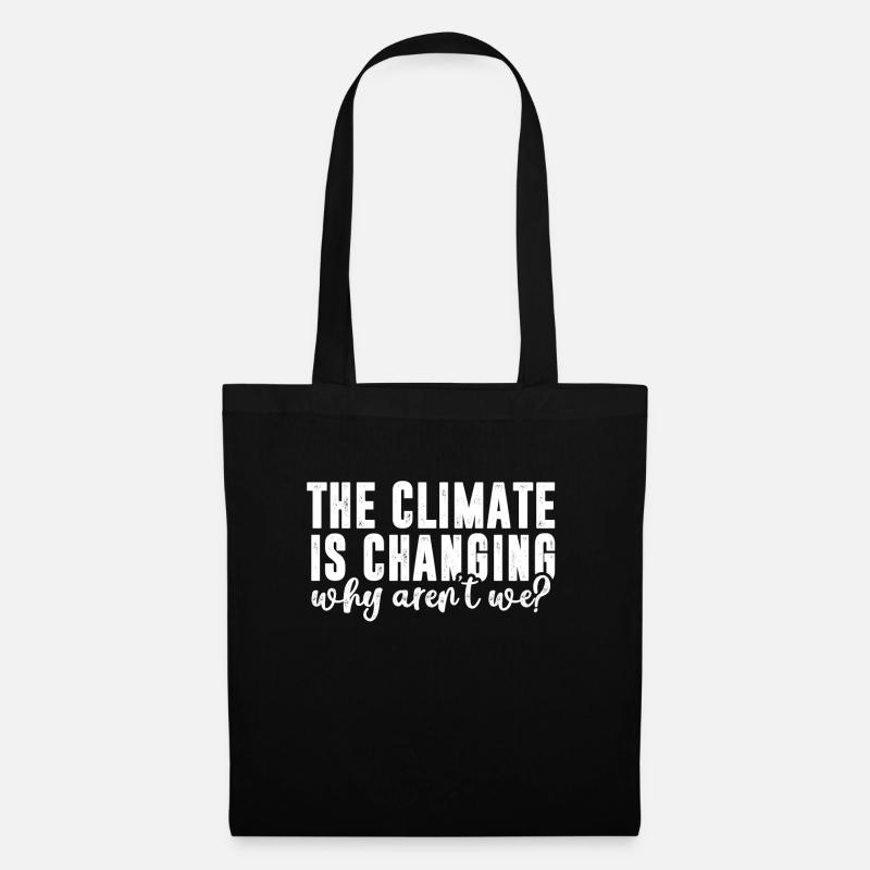 Climate change - Tote Bag - black