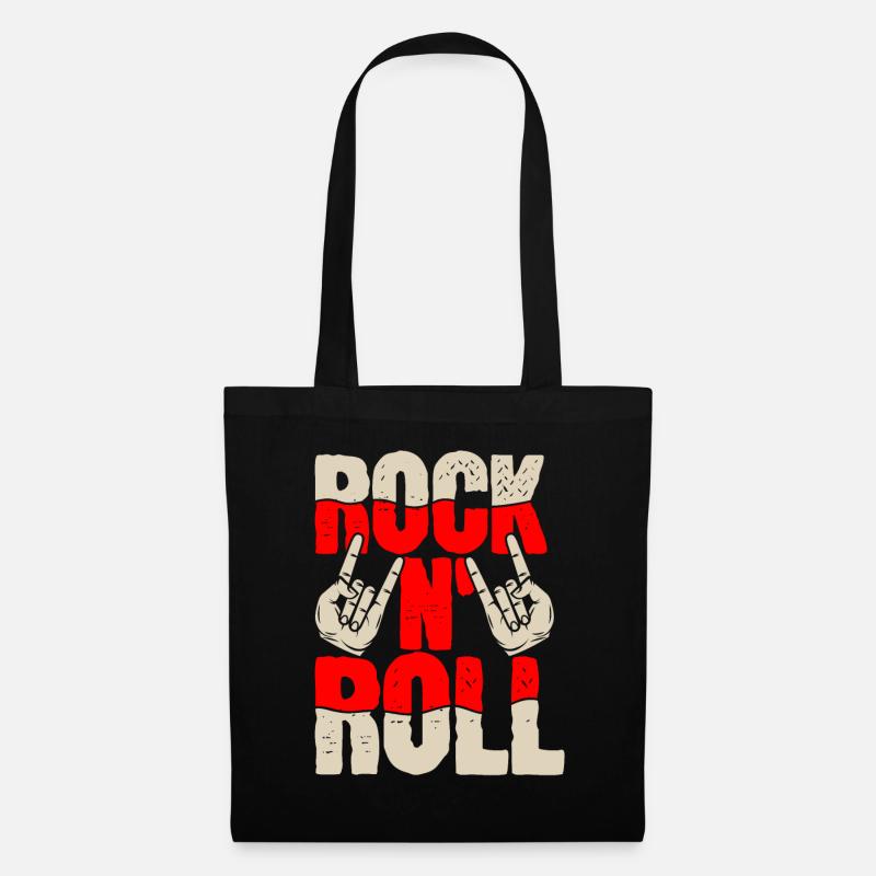 Rock n roll - Sac en tissu - noir