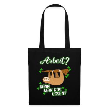 Work you can eat it - sloth loafers - Tote Bag - black - Front