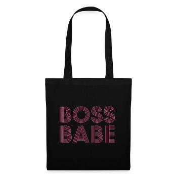 Boss Babe - Stoffbeutel - Schwarz - Vorne