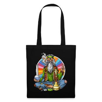 Hippie Stoner - Stoffbeutel - Schwarz - Vorne