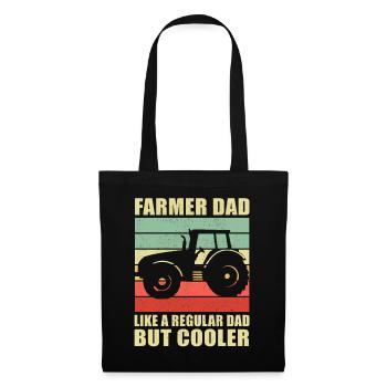 Farmer farmer fathers day dad father - Tote Bag - black - Front