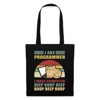 Programmer Gift Admin Computer Computer Computer Scientist - Tote Bag - black - Front