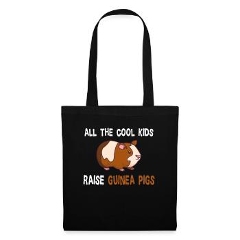 Rongeur cochon d'Inde Cool Kids - Sac en tissu - noir - Devant