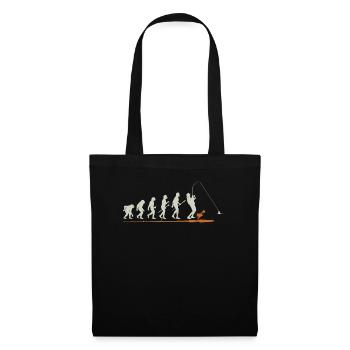 Angler Evolution Gift Fishing Fishing Fishing Rod - Tote Bag - black - Front