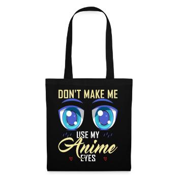 Anime Manga Cosplay Comic Kawaii Otaku Geek Gift - Stoffbeutel - Schwarz - Vorne