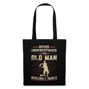 Pickleball pickleball player gift - Tote Bag - black - Front