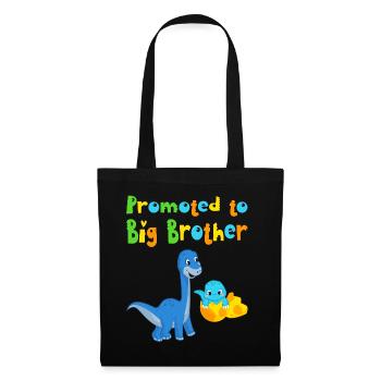 promoted to big brother 2021, son, sister, brother - Sac en tissu - noir - Devant