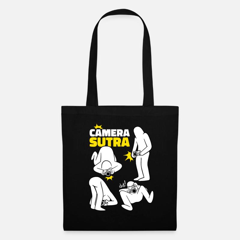 Camera Surtra Kamerasutra Fotograf Geschenk - Stoffbeutel - Schwarz