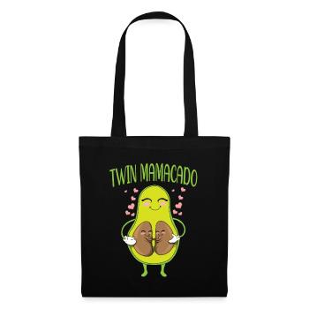 Pregnancy Twins Mamacado Twin Vegan Mom - Tote Bag - black - Front