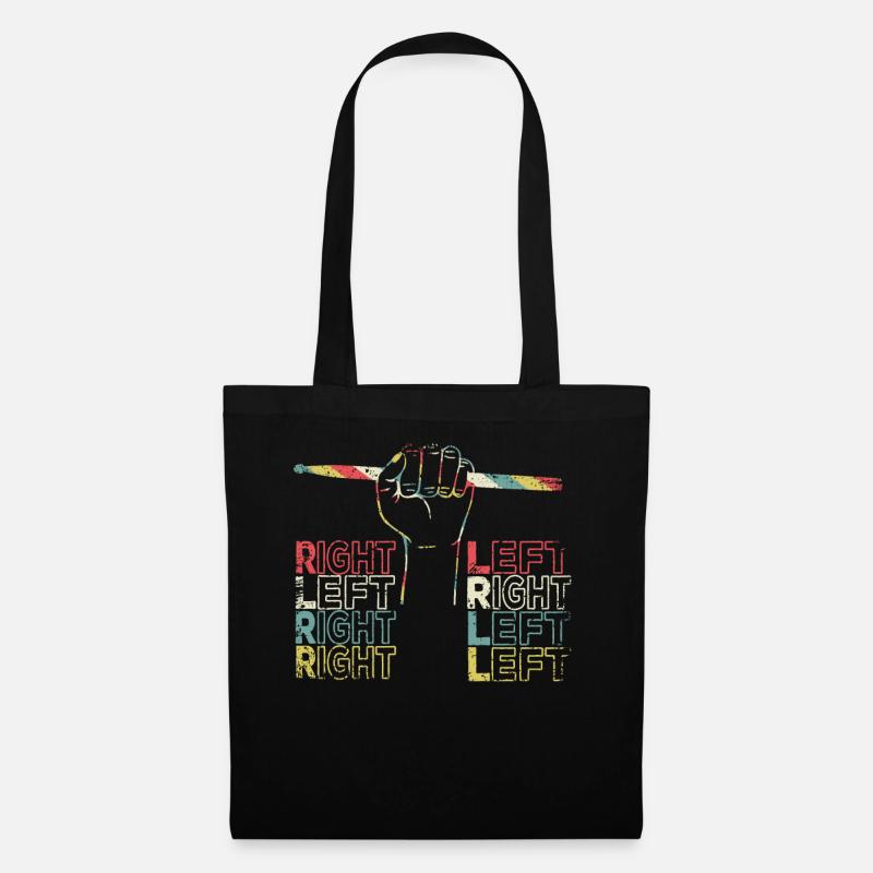 Just like LRLL RLRR Drummer batterie drum sticks - Sac en tissu - noir
