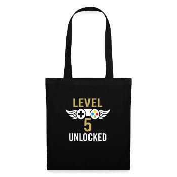 Déverrouillé le niveau 5 - Sac en tissu - noir - Devant
