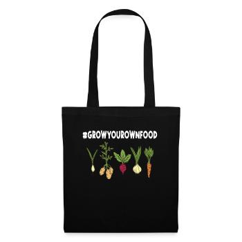 Self-catering vegetable hobby gardener Permakultur - Tote Bag - black - Front