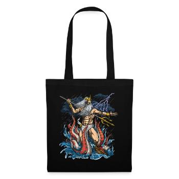 Greek God Poseidon - Tote Bag - black - Front