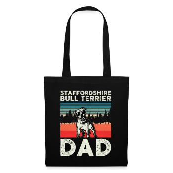 Staffordshire Bull Terrier Dog Holder Gift - Tote Bag - black - Front