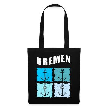 Bremen City North Northern Germany Moin Gift - Tote Bag - black - Front