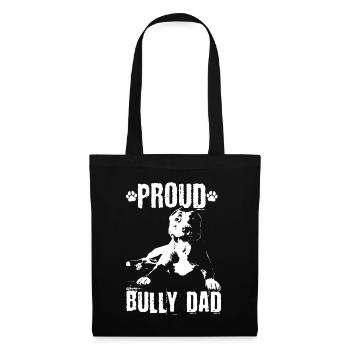 American Bully Dad Dog Dog Owner Gift - Tote Bag - black - Front