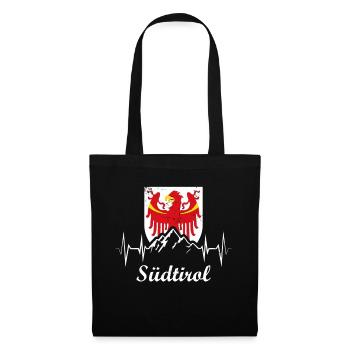 Südtirol - Stoffbeutel - Schwarz - Vorne