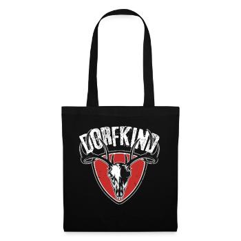 Dorfkind - Stoffbeutel - Schwarz - Vorne