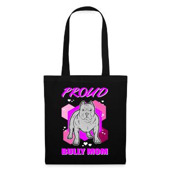 American Bully Mom Dog Owner Dog Gift - Tote Bag - black - Front