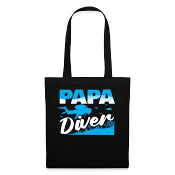 Vintage Diving Equipment American Scuba Papa - Tote Bag - black - Front